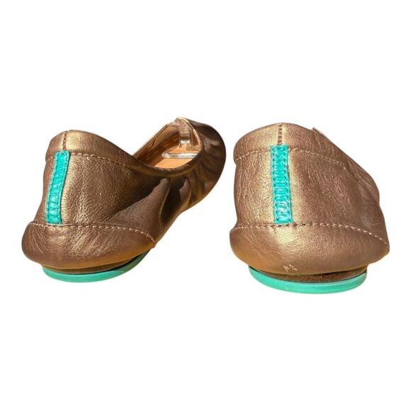 Tieks Metallic Bronze Ballet Flat Leather Women size 9 - Picture 4 of 6